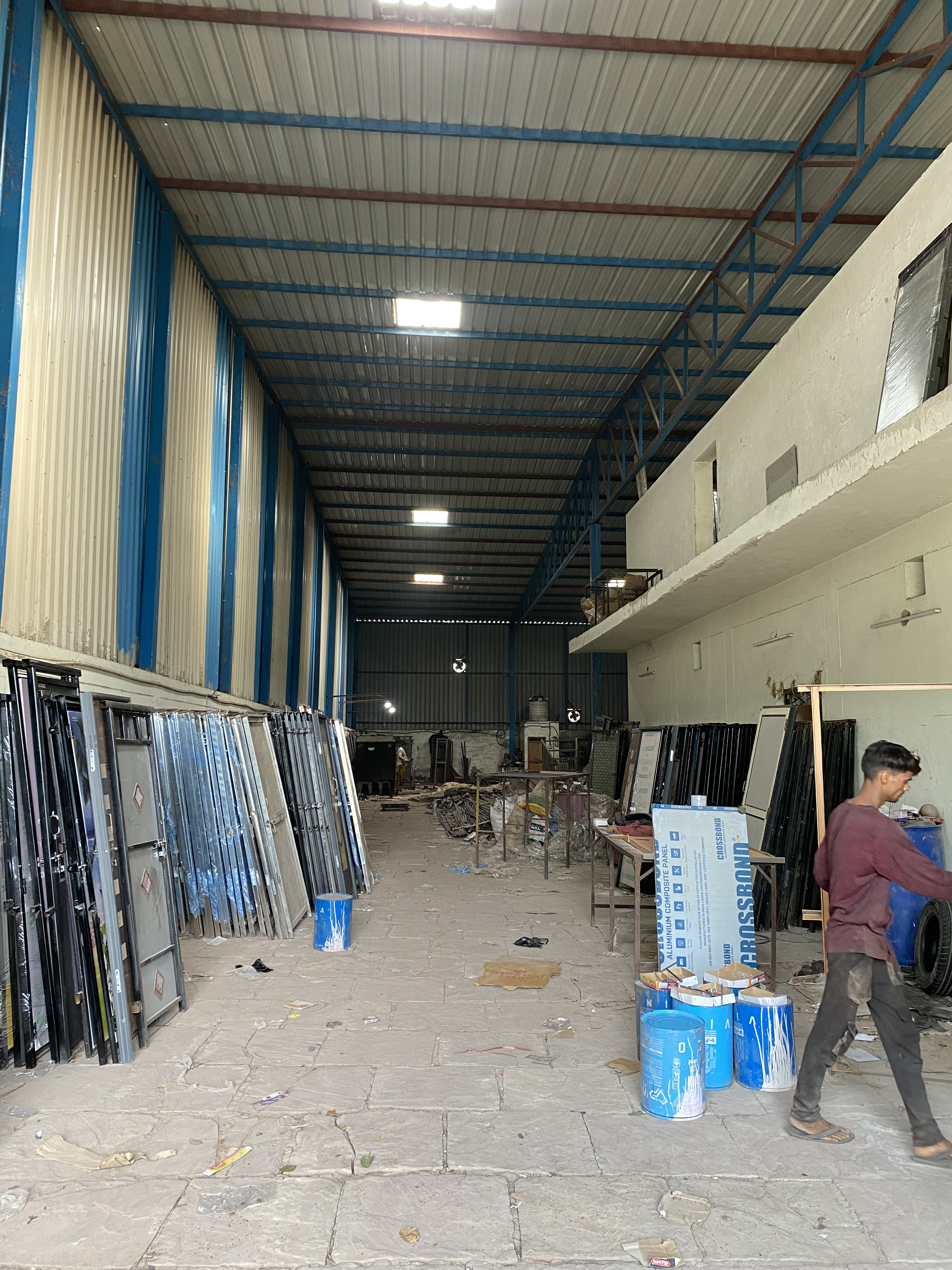Steel gate fabrication